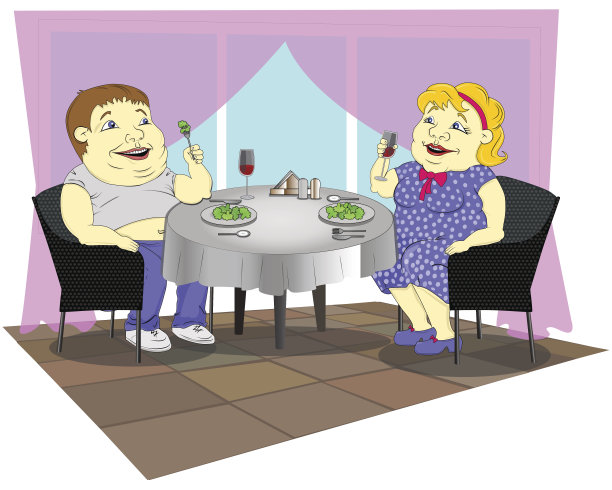 餐馆里的胖子图片下载