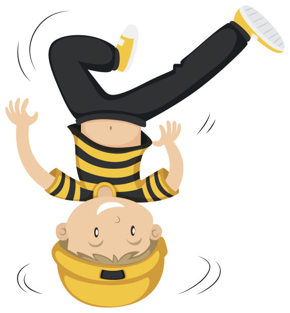 小男孩在转头球图片下载