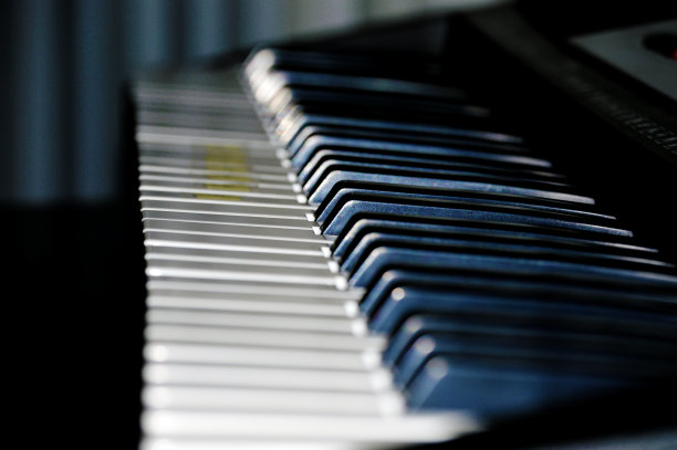 钢琴键盘图片下载