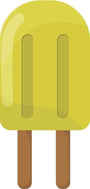 水果冰淇淋矢量插图图标孤立的卡通甜点甜的冷的小吃美味的冷冻糖果的味道设计美味的酒吧派对开心果图片下载