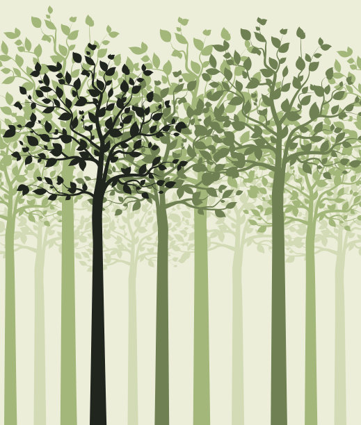 森林矢量图素材ID：158192566