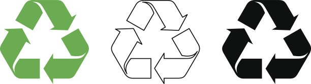 回收标志。矢量插图。图片下载