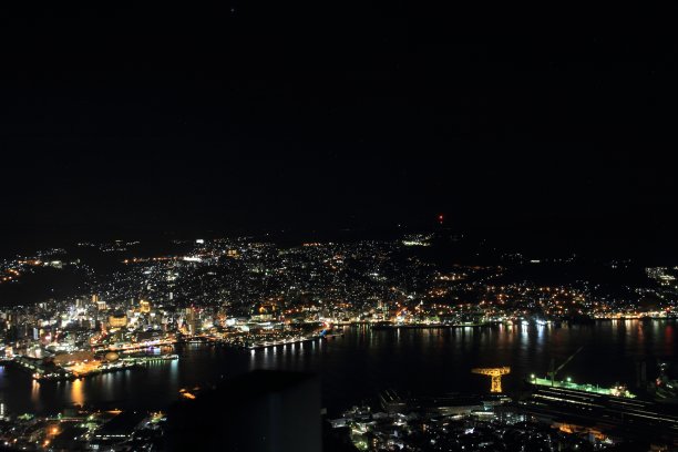 日本长崎的夜景图片下载