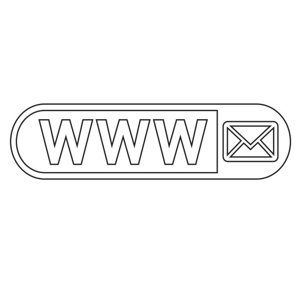 WWW网络图标插画设计图片下载