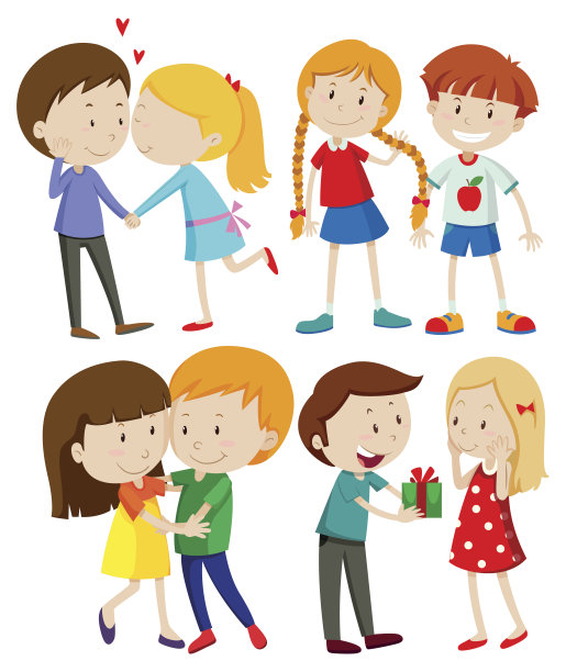 四对不同年龄的人图片下载