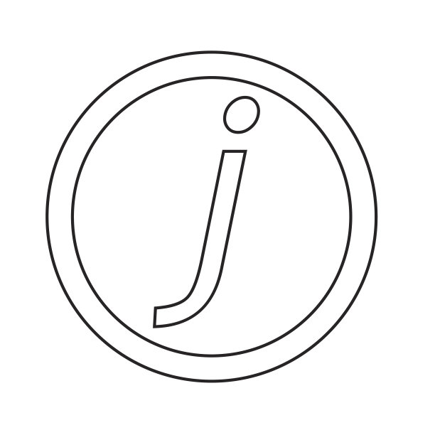 基础字体字母j图标插画设计图片下载