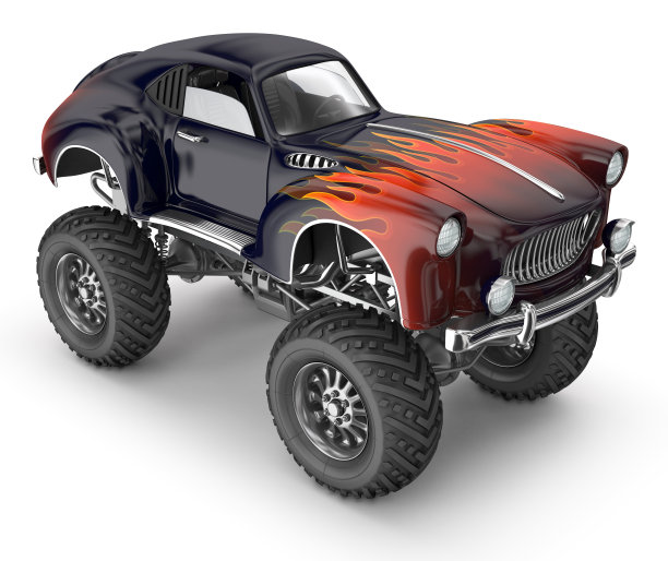 怪物卡车。3 d图像。图片下载