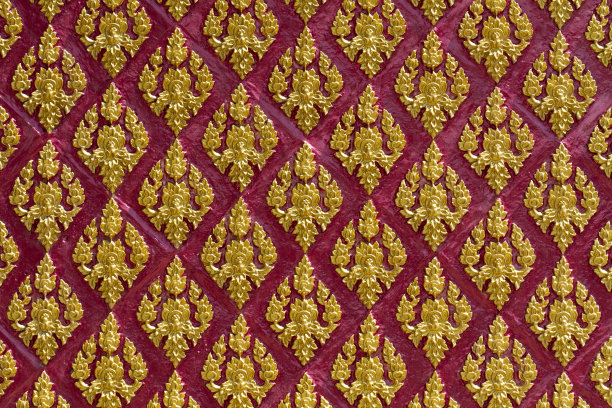 泰式艺术风格的寺庙图片下载