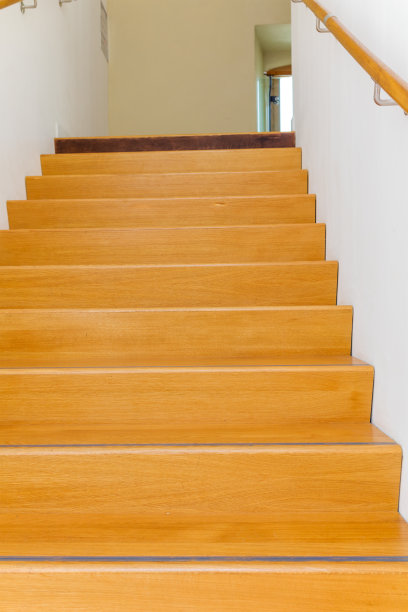 木质楼梯室内景观图片下载