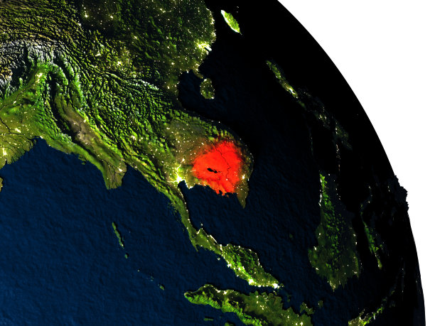 柬埔寨从太空图片下载