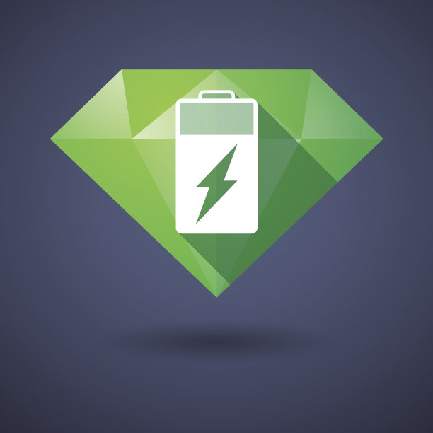 钻石图标与电池图片下载
