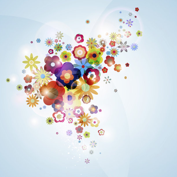 丰富多彩的植物背景图片下载