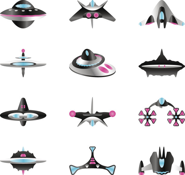 不同类型的宇宙飞船图片下载