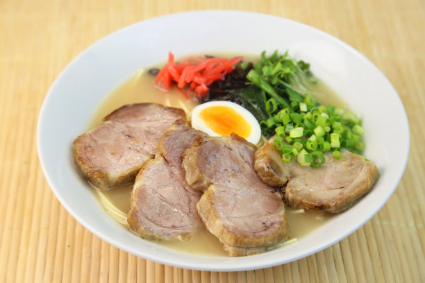 猪肉骨头拉面图片下载