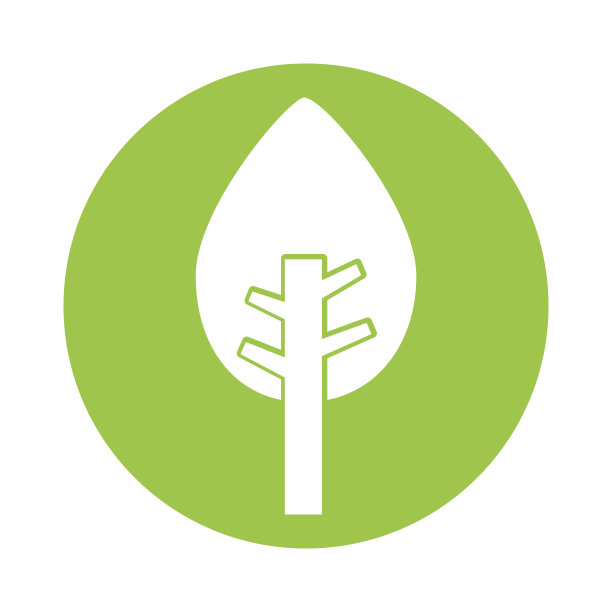 树植物孤立图标图片下载