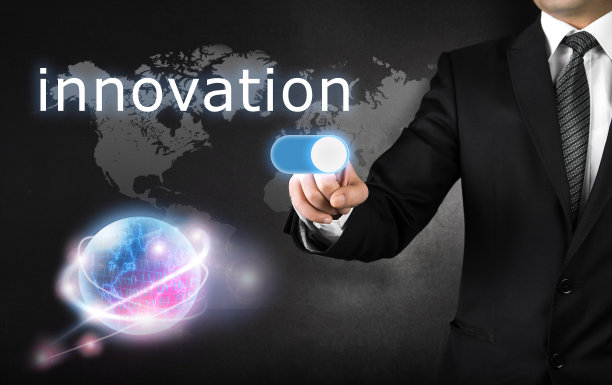 商人触摸创新按钮图片下载