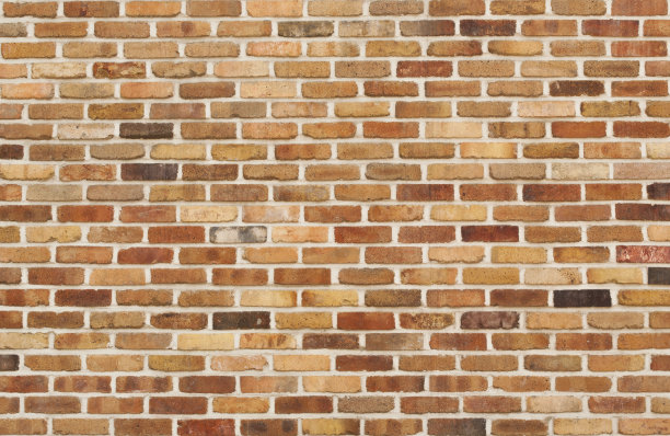 背景纹理为棕色砖墙图片下载