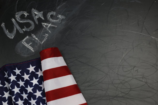 美国秋假粉笔板图片下载