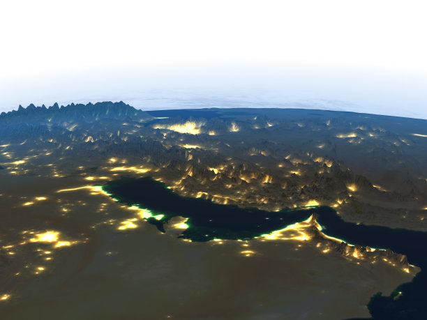 波斯湾的夜晚图片下载