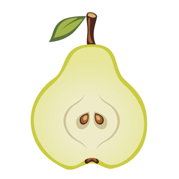 一半的梨图片下载