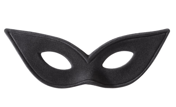 狂欢节黑色面具图片下载