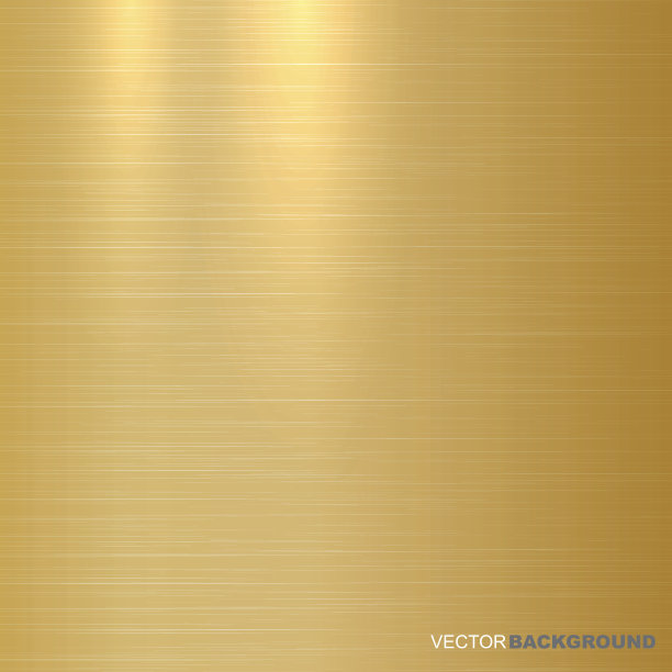 黄金金属背景。抛光纹理。素材图片