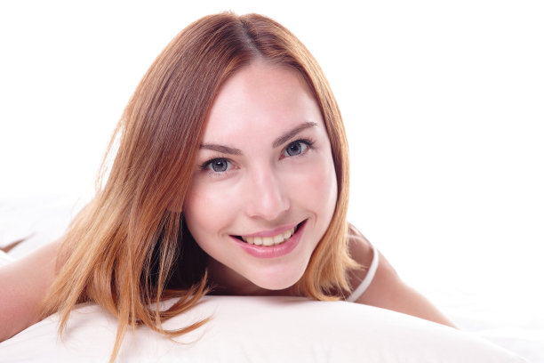 迷人的女人微笑图片下载