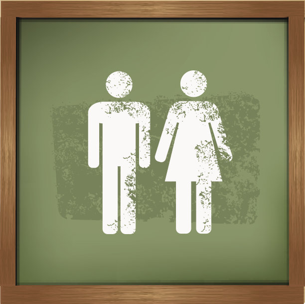 人体设计的黑板背景，干净的向量图片下载