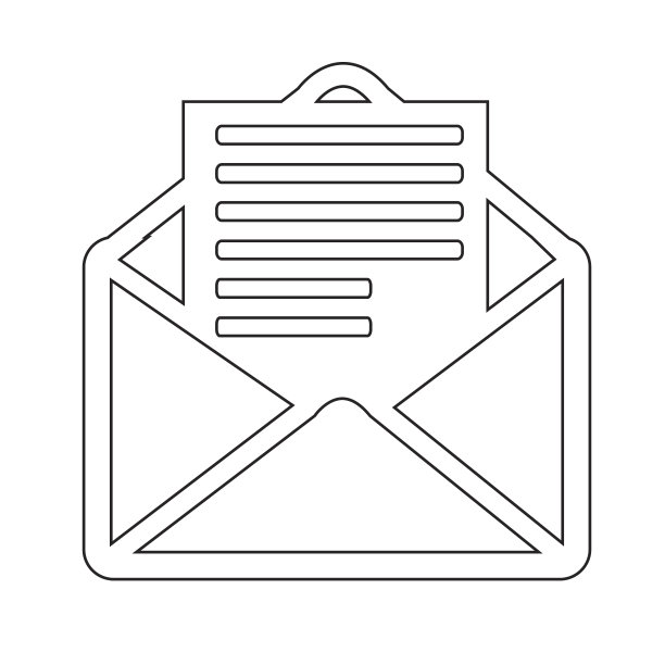信封邮件图标插图设计图片下载