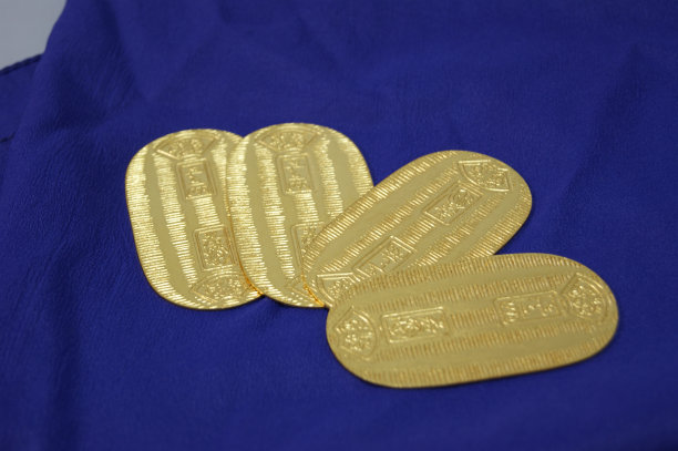 中世纪日本货币的复制品图片下载