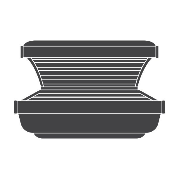 晒床图标在黑色风格孤立的白色背景。护肤符号股票矢量插图。图片下载