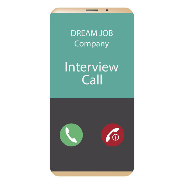理想的求职公司面试电话-接受或拒绝图片下载