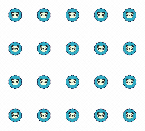 熊猫的背景素材图片