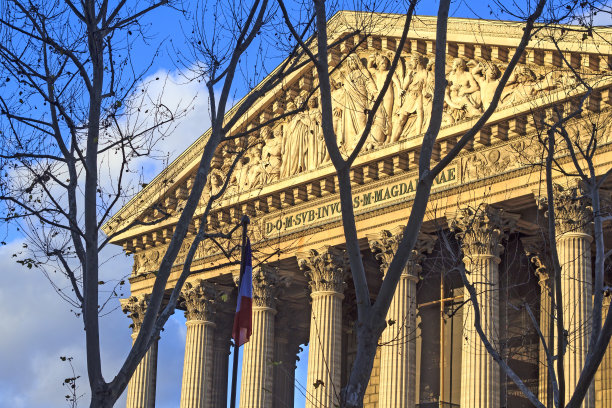 巴黎的玛德琳教堂图片下载