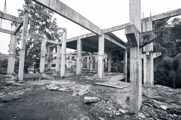 废弃的建筑图片下载