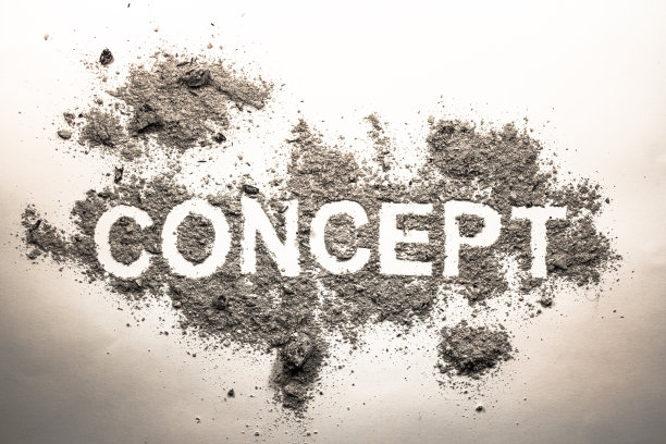 概念词写灰，灰尘，污垢，污秽作为一个坏主意图片下载