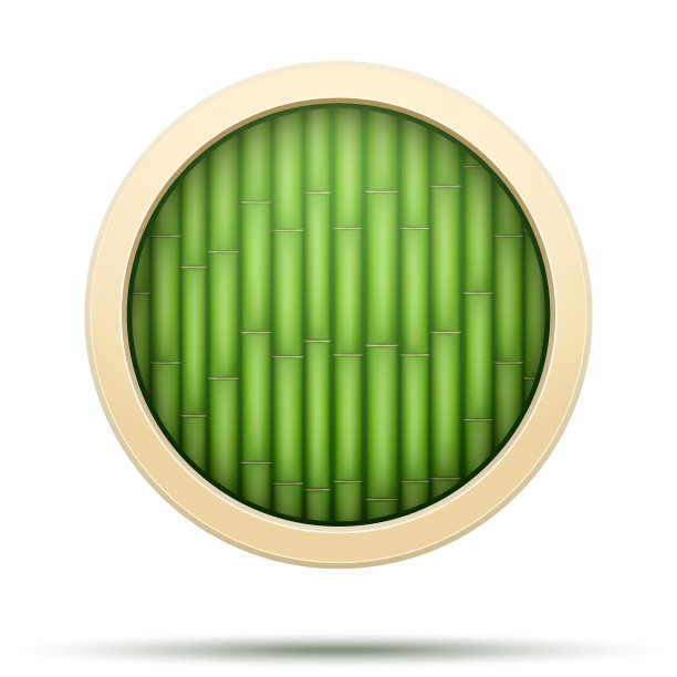 叶子圆形图标图片下载