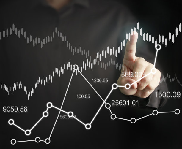 金融符号来自手中图片下载