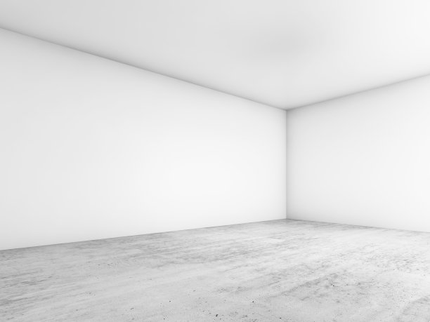 抽象空旷的室内背景，白色的墙壁图片下载