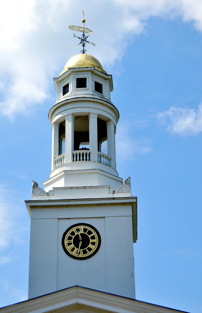 马萨诸塞州康科德教堂尖顶图片下载