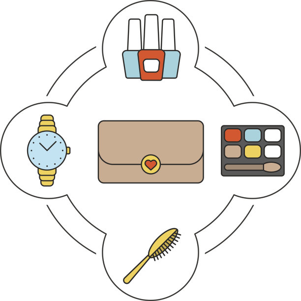 女性的配件图标图片下载