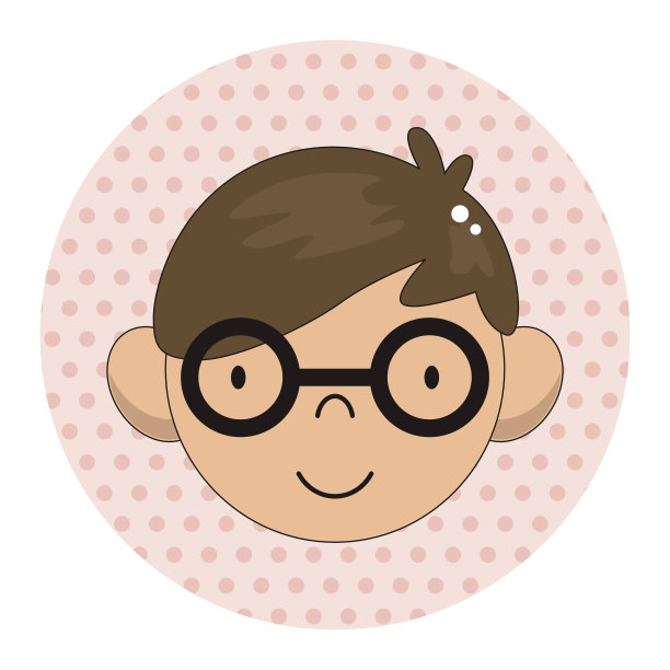 面向人物主题元素向量，eps图片下载