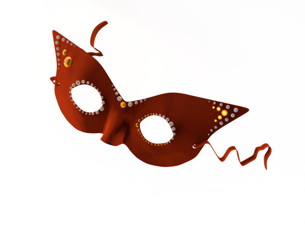 红色的面具图片下载