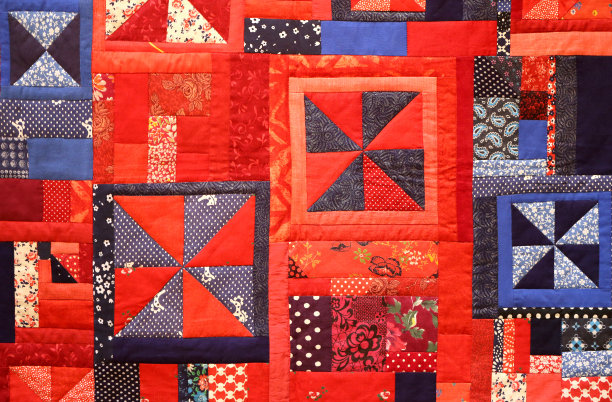 彩色照片背景拼接织物图片下载