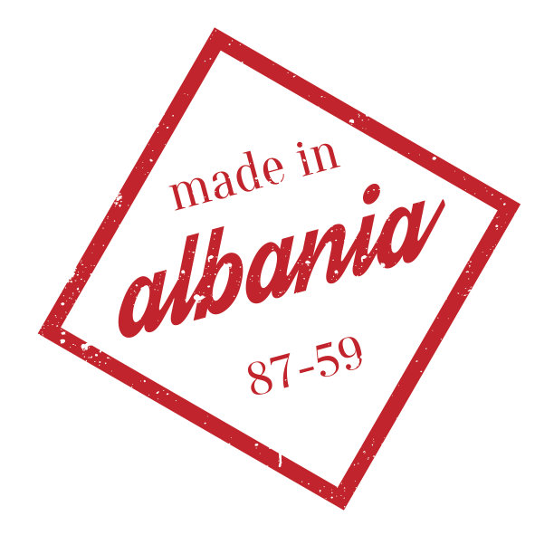 阿尔巴尼亚制造橡皮图章图片下载