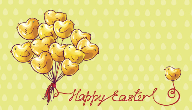 复活节快乐横幅图片下载