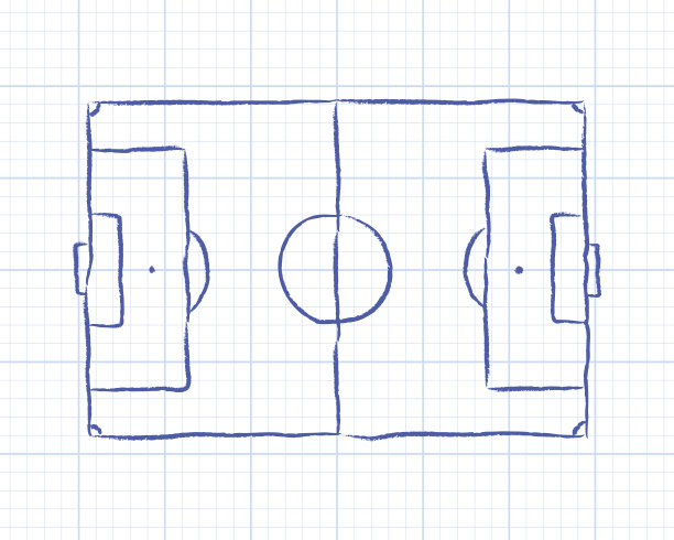 足球场地图纸图片下载