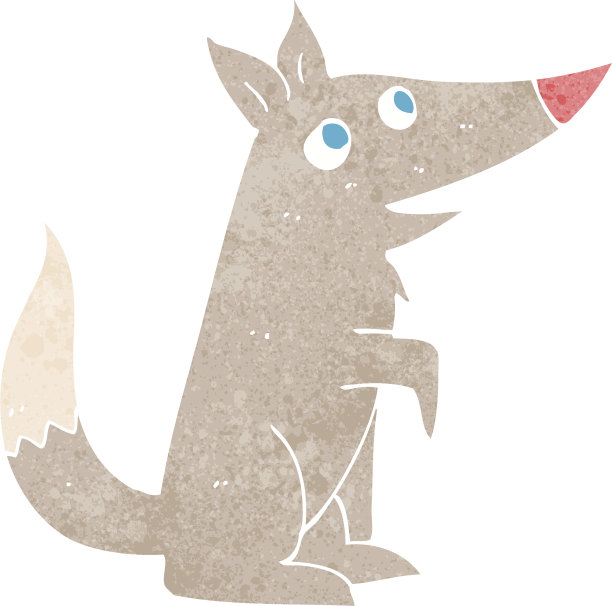 卡通小狼图片下载