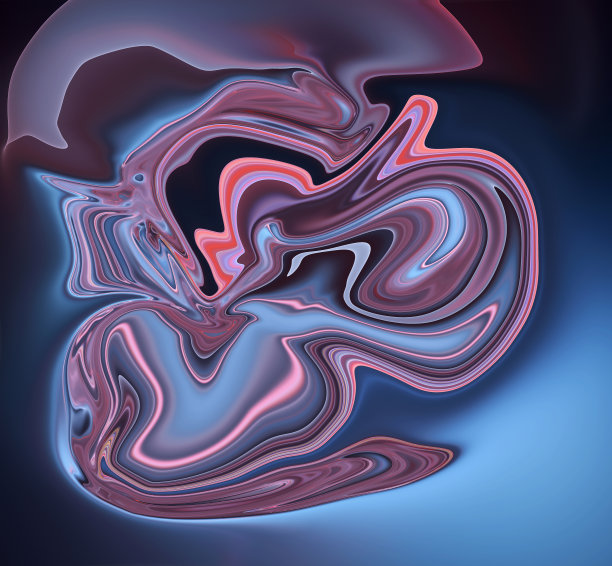 彩色迷幻液化背景图片下载