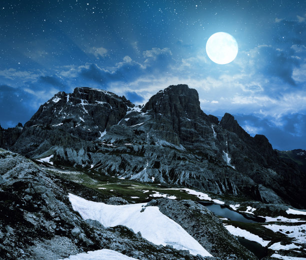 意大利南蒂罗尔的塞克斯顿白云石。图片下载